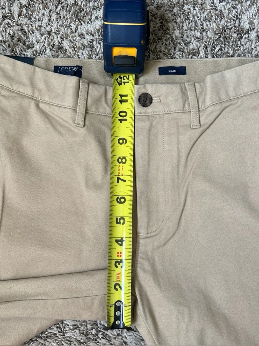 J. Crew Tan Khaki Cotton-Blend Pants